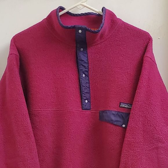 🤩Rare Vintage patagonia fleece pullover size women's Large - Picture 2 of 6